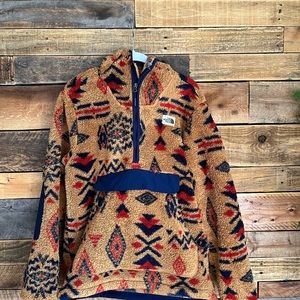 North face tribal print sweatshirt